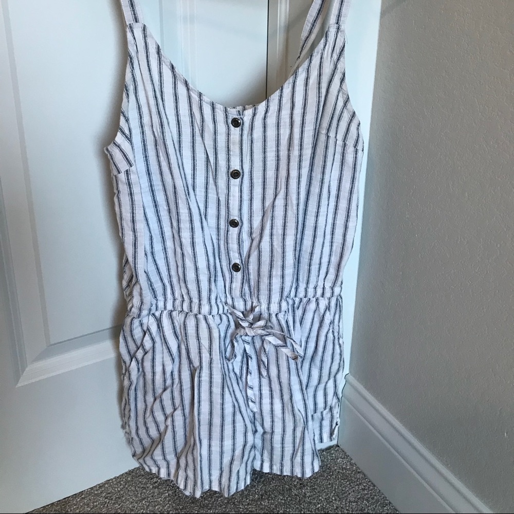 Old Navy stripe Romper xs